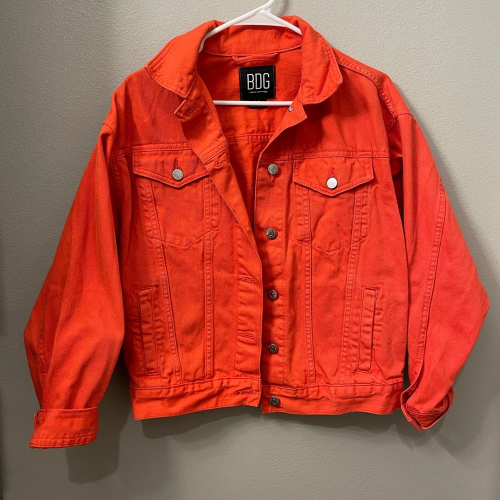 Orange Jean Jacket